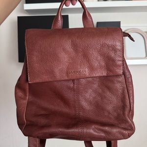 American Vintage Leather Backpack